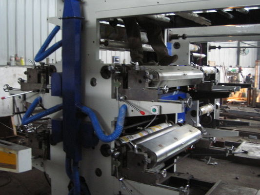 Китай Печатный станок цвета полиэтиленовой пленки/печатной машины 4 мешка Flexographic поставщик