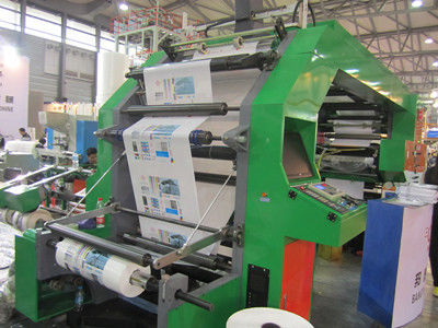 Китай Автоматическая печатная машина фильма простирания Flexographic с типом доктором лезвиями двойной стороны закрытым поставщик