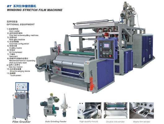 Китай Полноавтоматическое оборудование штранг-прессования фильма PE, машина плёнка, полученная методом экструзии с раздувом 220V поставщик