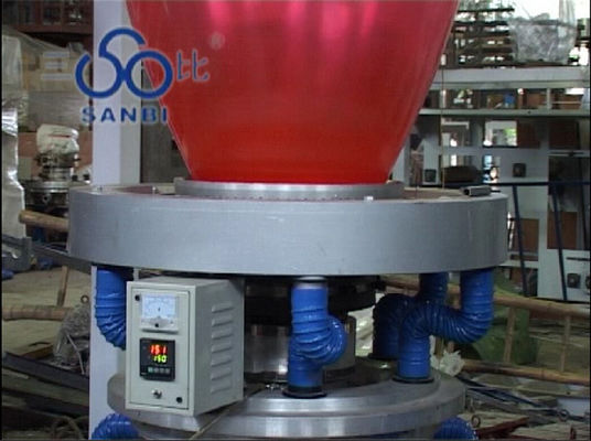 Китай Выведите наружу 65 kg/h оборудования плёнка, полученная методом экструзии с раздувом PE пластичного с автоматической моталкой поставщик